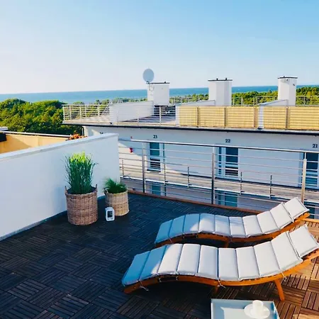 Appartamento Piaskowe B21 Z Tarasem Na Dachu Rowy (Pomerania)