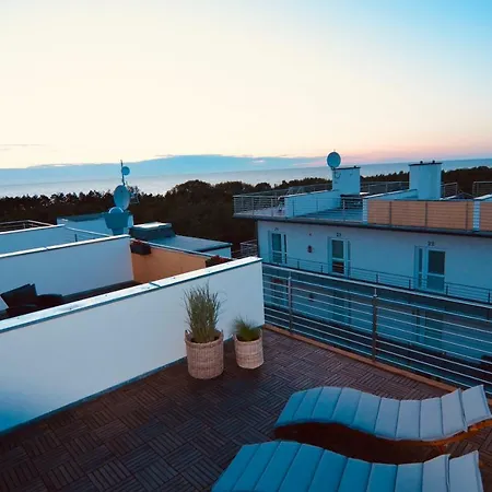 Piaskowe B21 Z Tarasem Na Dachu Appartamento Rowy (Pomerania)